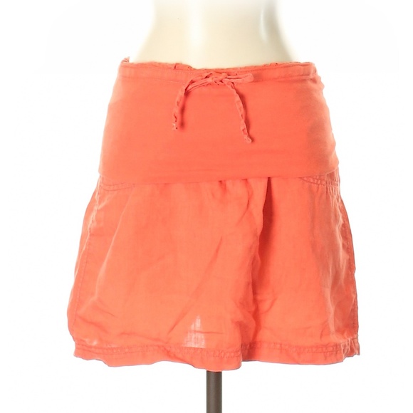 Athleta Dresses & Skirts - Athleta 100% Linen Coral Skirt